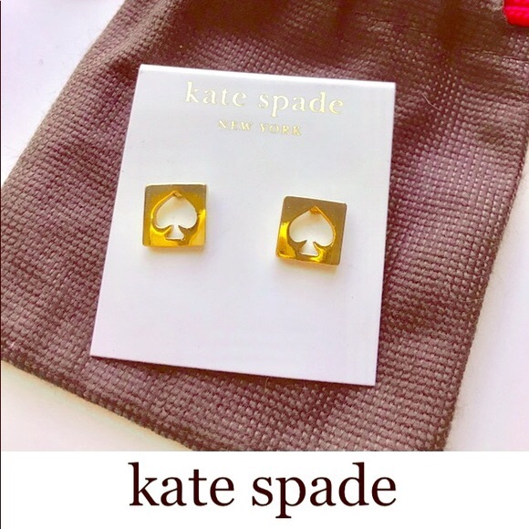 kate spade Jewelry - Kate spade gold hole punch stud earrings